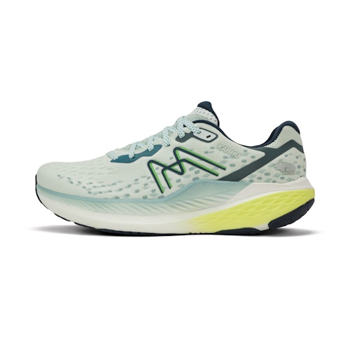 Een zicht op de Karhu Mestari 1 loopschoenen voor mannen