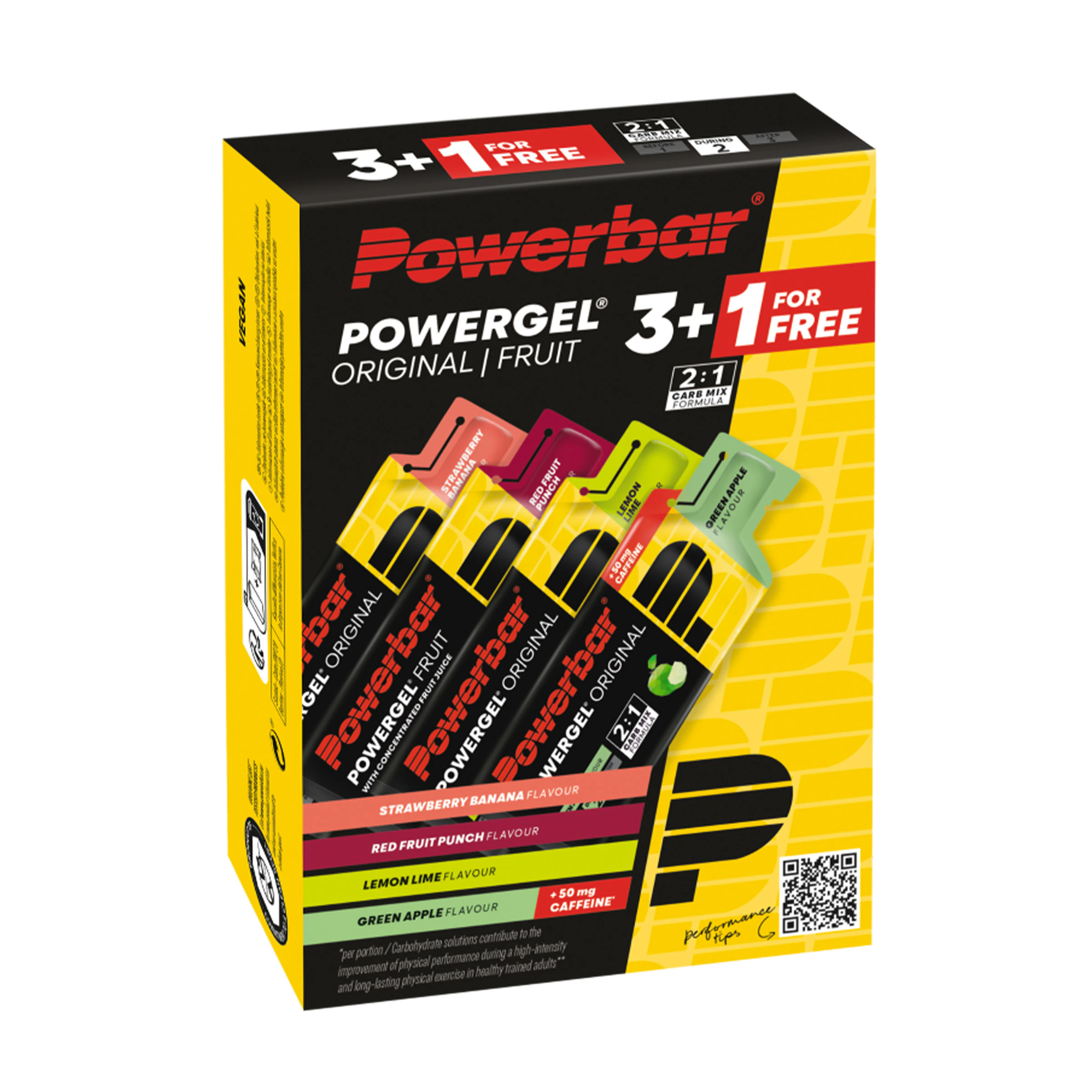 Powerbar Multiflavour 4-Pack PowerGel hardloopschoen