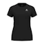 Odlo Essential Flyer Crew Neck T-shirt Dames Zwart