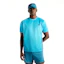 New Balance Viz-Tech Run T-Shirt Heren Blauw