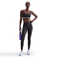 Nike Indy Dri-FIT High Support Padded Convertible Sports Bra Dames Zwart