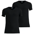 Odlo Active Light Baselayer V-Neck T-shirt 2 Pack Heren Zwart