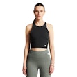 Craft Collective Cropped Singlet Dames Zwart