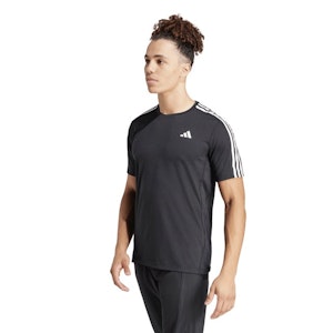 adidas Own The Run 3-Stripes T-shirt Heren adidas Own The Run 3-Stripes T-shirt Heren