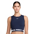 Nike Pro 365 Dri-FIT Crop Tank Dames Blauw