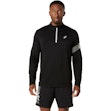 ASICS Icon 1/2 Zip Shirt Heren Zwart