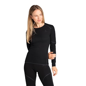 Odlo Active X-Warm Eco Baselayer Crew Neck Shirt Dames Odlo Active X-Warm Eco Baselayer Crew Neck Shirt Dames