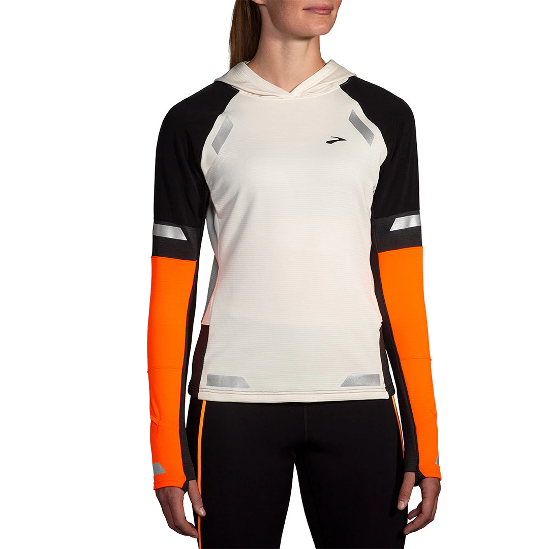 Brooks Run Visible Thermal Hoodie Dames hardloopschoen