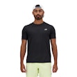 New Balance Athletics T-shirt Heren Zwart