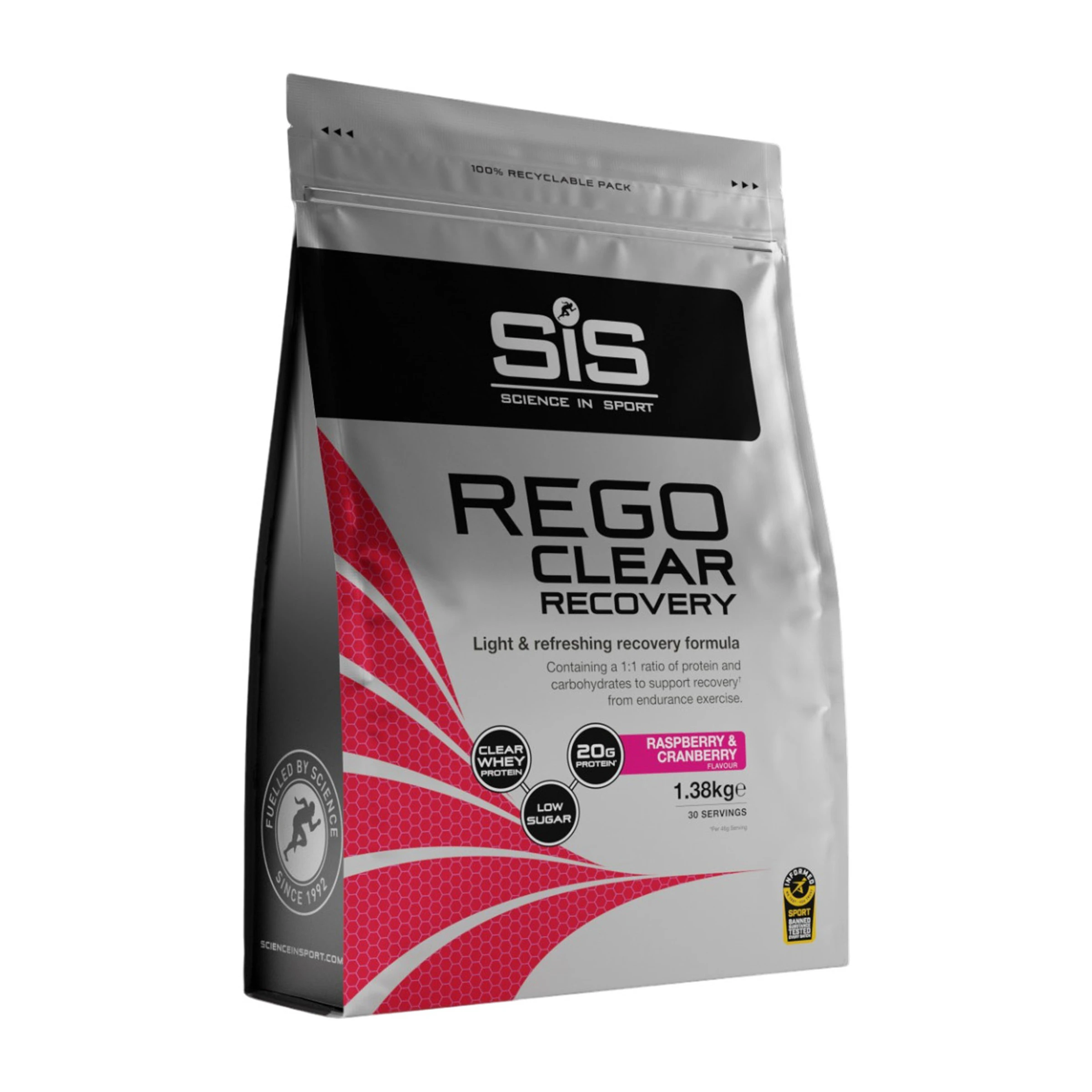 SIS Rego Clear Raspberry & Cranberry 1380 gr hardloopschoen