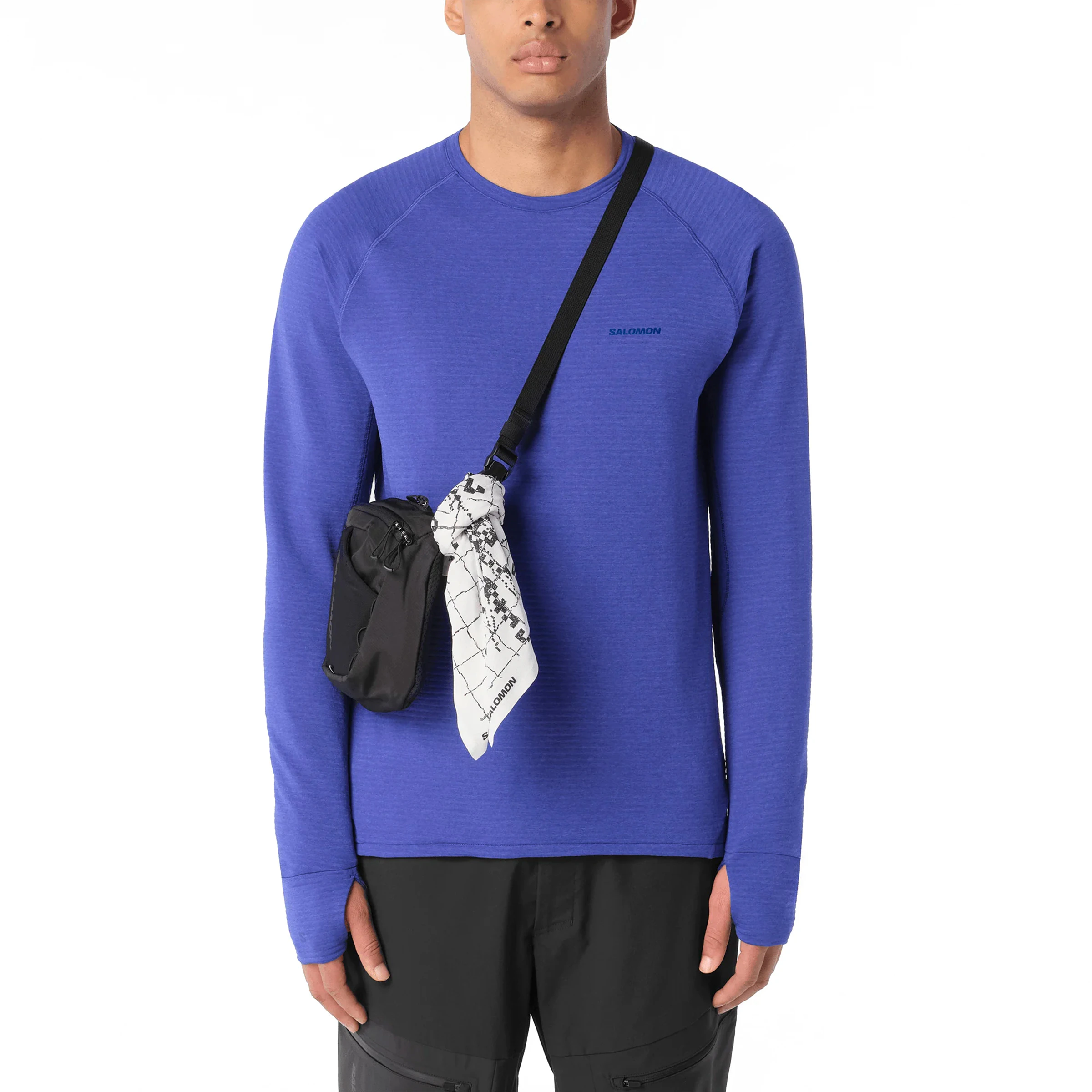Salomon Essential Lightwarm Crew Neck Pullover Heren hardloopschoen