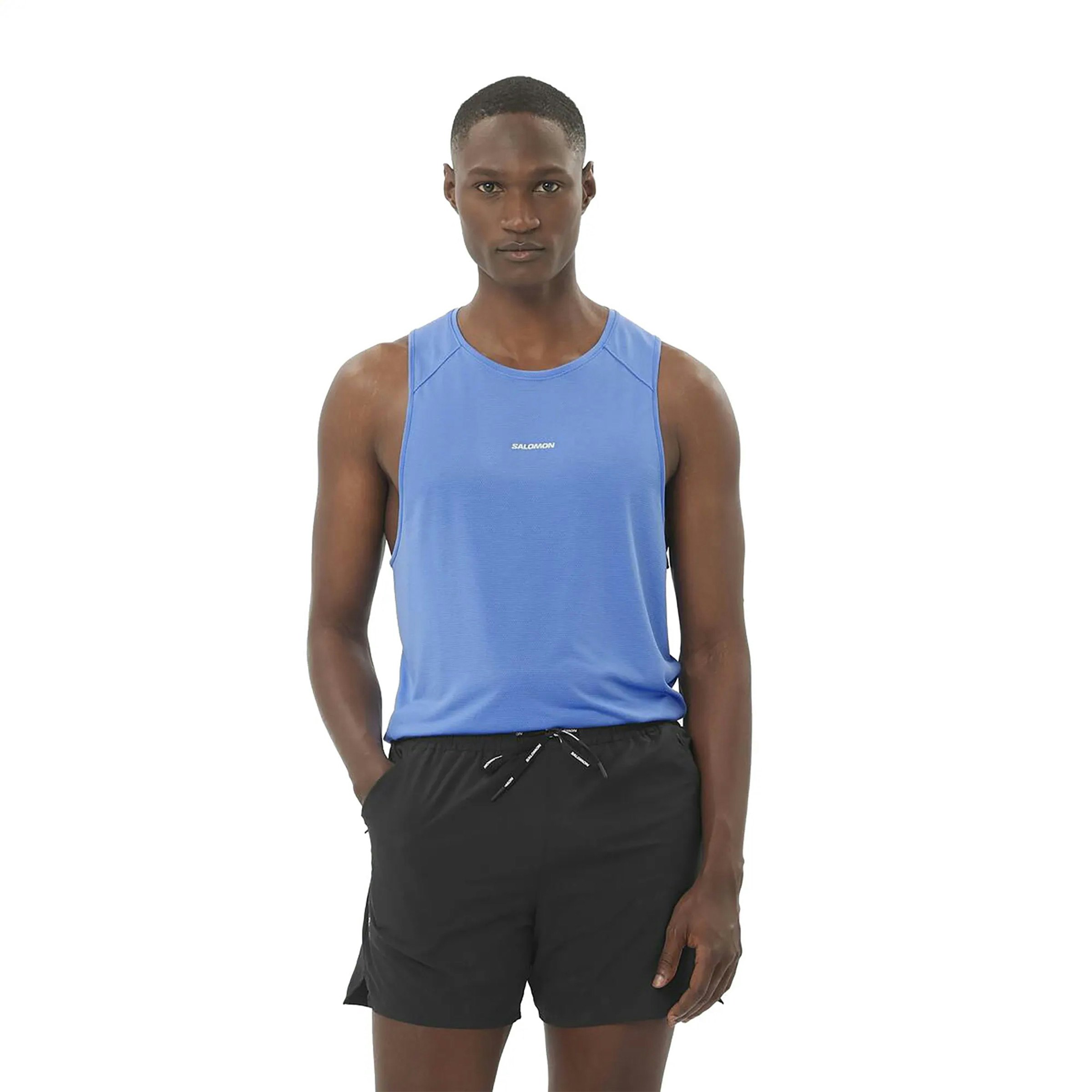 Salomon Hardloopsinglets blauw