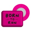 BibBits Race Number Magnets - Born To Run Roze