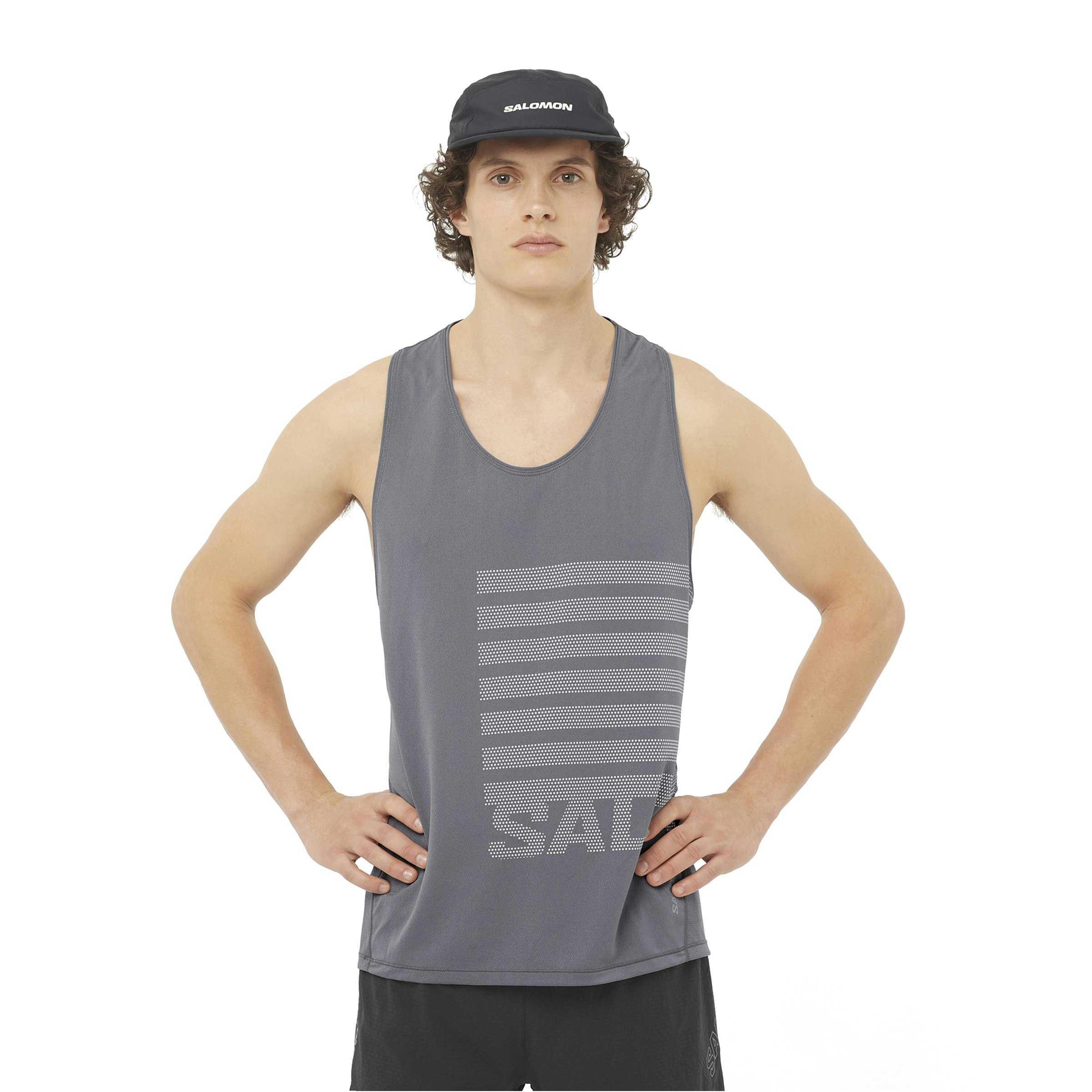 Salomon Aero Hardloopsinglets grijs