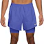 Nike Stride Dri-FIT 5 Inch Hybrid Shorts Heren Blauw