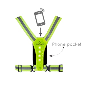 Bee Safe Led Harness USB Phone Pocket Bee Safe Led Harness USB Phone Pocket