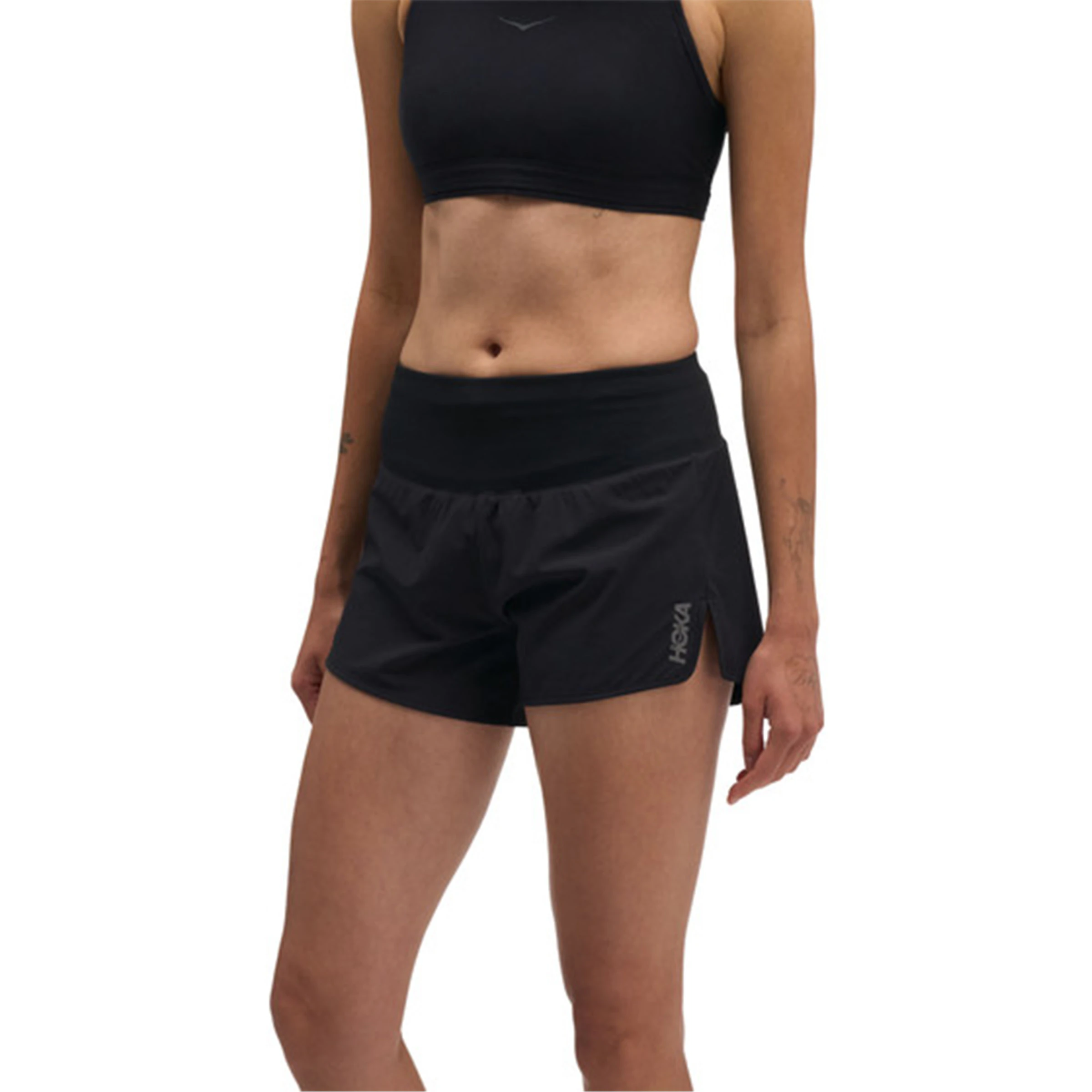 HOKA Glide Mid-Rise 3.5 Inch Brief-Lined Short Dames