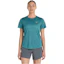 New Balance Athletics T-Shirt Dames Blauw