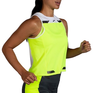 Brooks Run Visible Back-to-Front Singlet Dames Brooks Run Visible Back-to-Front Singlet Dames