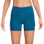 Nike Swift Dri-FIT High-Rise 4 Inch Short Tights Dames Blauw