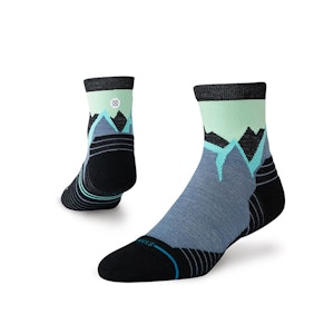 Stance Icy Mountain Light Wool Quarter Socks Heren Stance Icy Mountain Light Wool Quarter Socks Heren