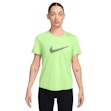 Nike One Swoosh Dri-FIT T-shirt Dames Limegroen
