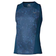Mizuno Active DryAeroFlow Graphic Tank Top Heren Blauw