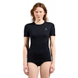 Odlo Merino 160 Baselayer Crew Neck T-shirt Dames Zwart