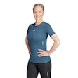 adidas TechFit Training T-shirt Dames Blauw