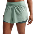 Nike Swift Dri-FIT Mid-Rise 2-in-1 Shorts Dames Groen
