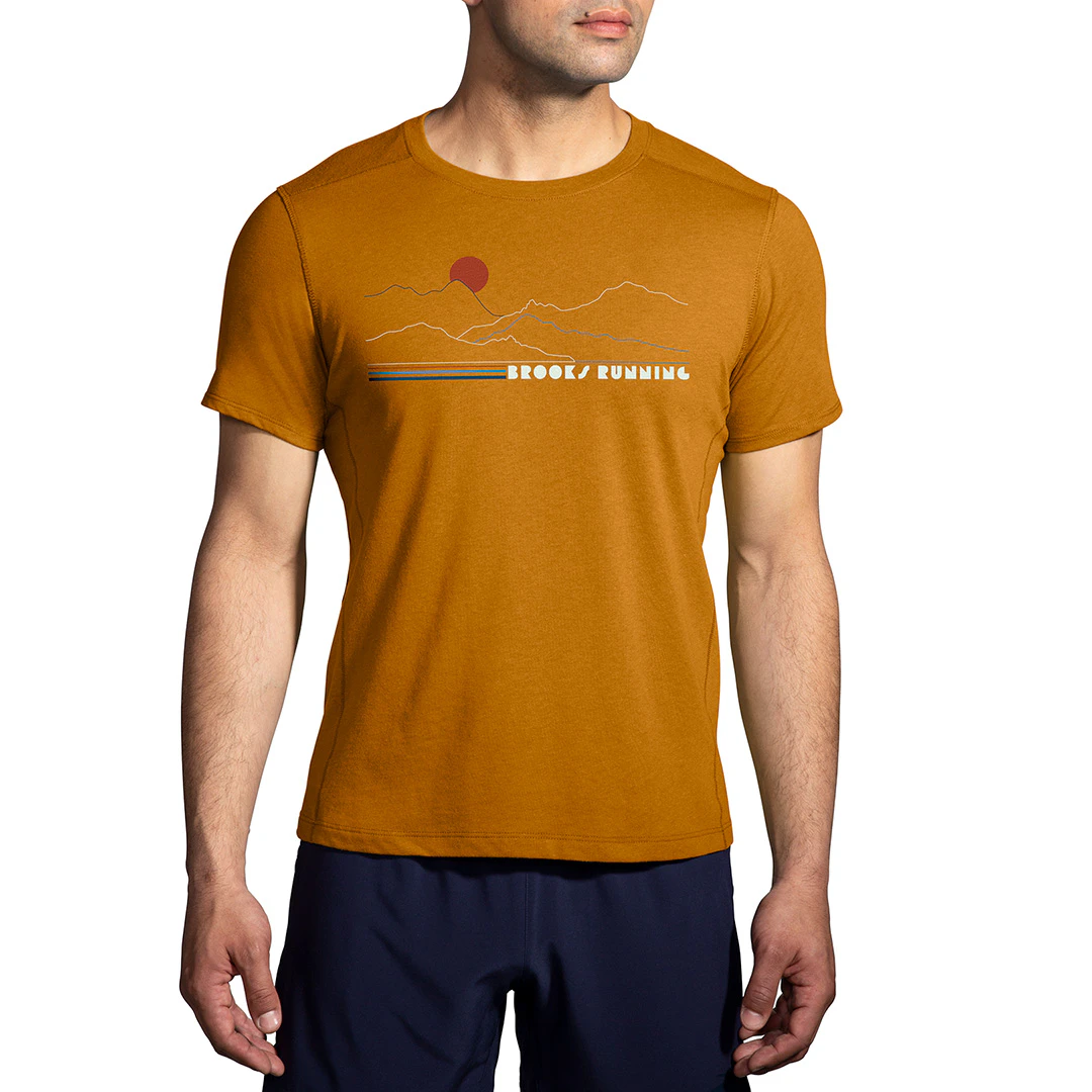 Brooks Distance T-shirt 2.0 Heren hardloopkleding