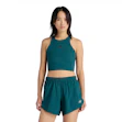 New Balance RC Elite Storage Crop Tank Dames Turquoise