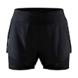Craft ADV Essence 2in1 Shorts Dames Zwart