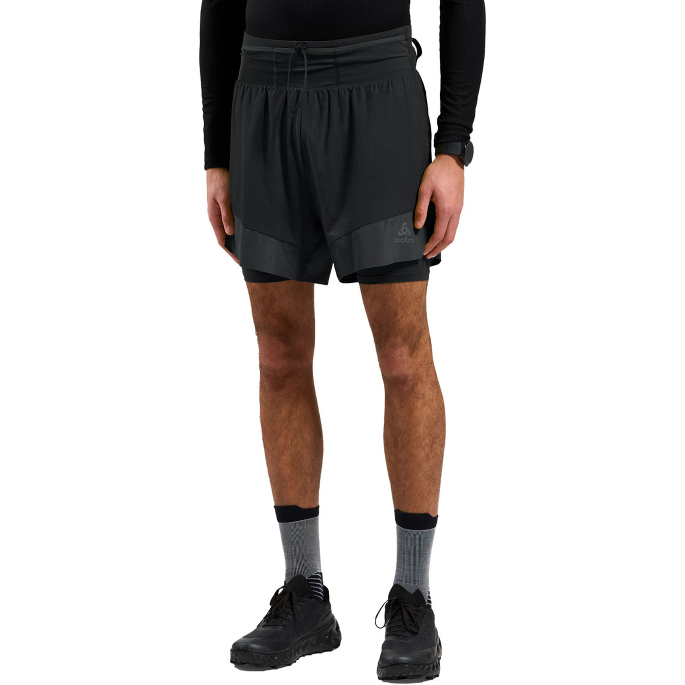 Odlo X-Alp Trail 6 Inch 2-in-1 Shorts Heren trailrunkleding