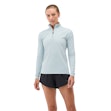 HOKA Glidetech Quarter Zip Shirt Dames Blauw