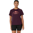 ASICS FujiTrail Logo T-shirt Dames Paars