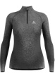Odlo Blackcomb Eco Baselayer Turtle Neck Shirt Half Zip Dames Grijs