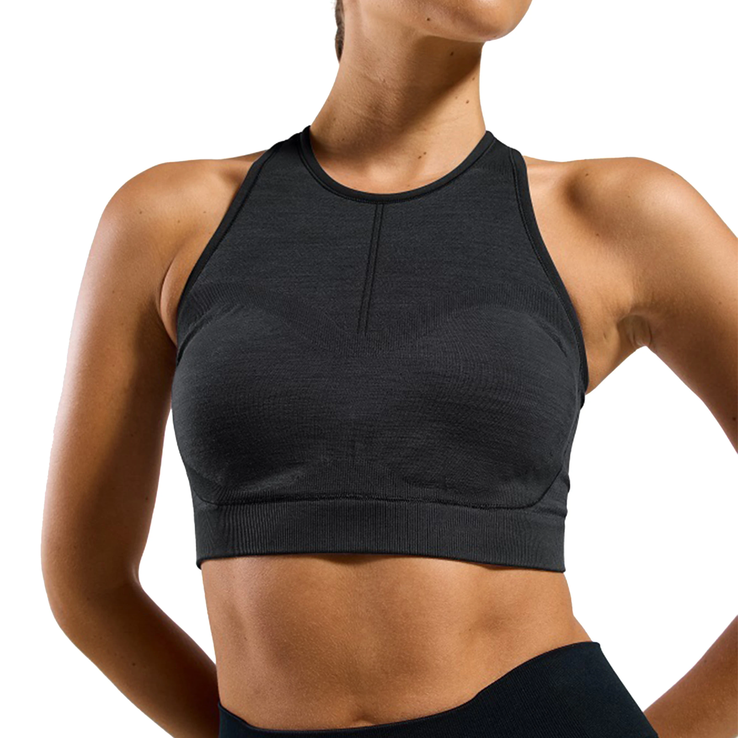 Odlo Seamless Medium Performance Wool Sports Bra Dames hardloopschoen