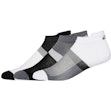 ASICS Color Block Ankle Socks 3-Pack Unisex Multi