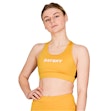 SAYSKY Logo Combat Sports Bra Dames Geel
