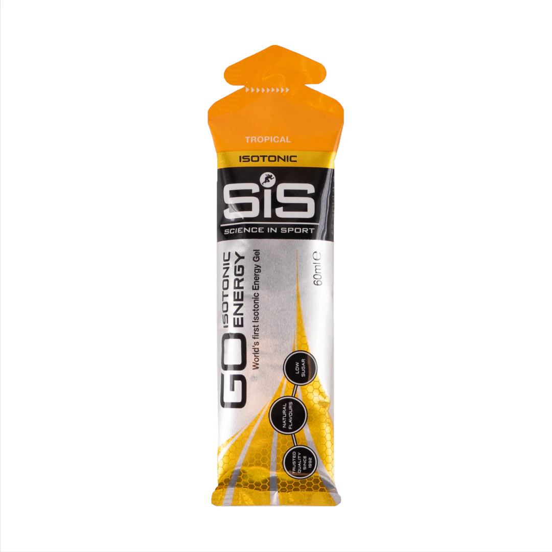 SIS Go Isotonic Energy Gel Tropical 60ml hardloopschoen