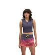 HOKA Skybreeze Crop Tank Dames Paars