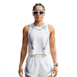 Nike AeroSwift Dri-FIT ADV Graphic Crop Tank Dames Wit