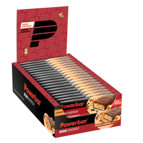 Powerbar Ride Energy Bar Peanut-Caramel Box