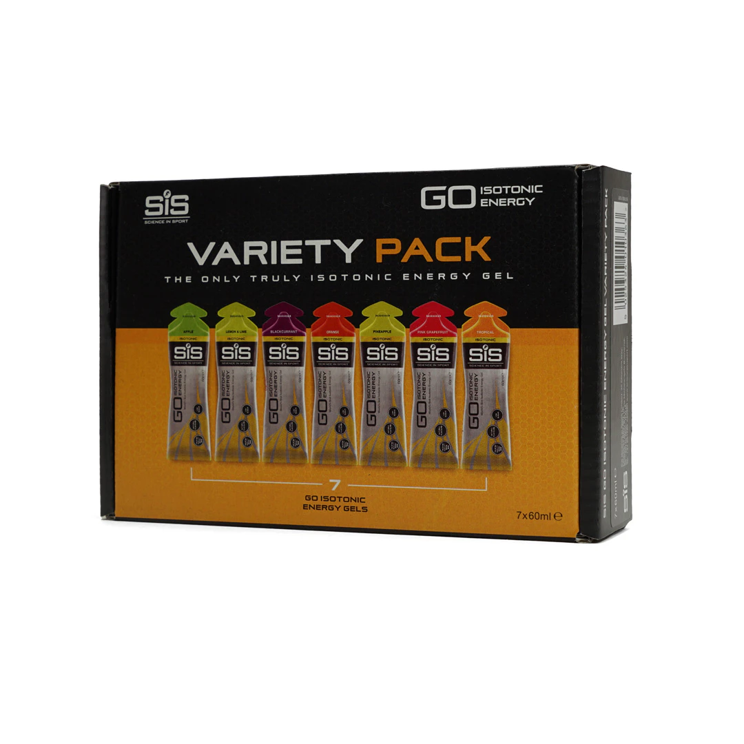 SIS Go Isotonic Energy Gel Variety 7-Pack hardloopschoen