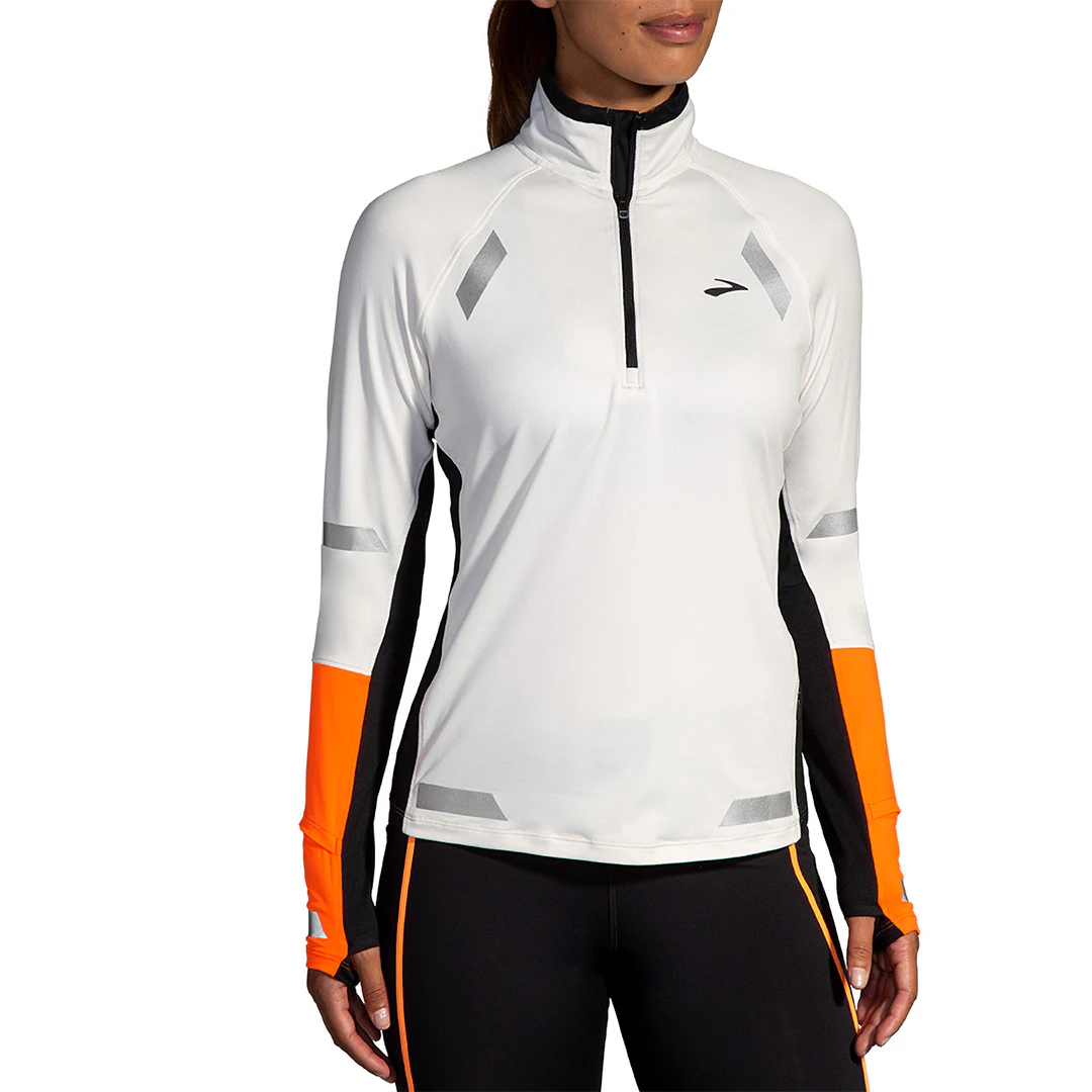 Brooks Run Visible 1/2 Zip Shirt 2.0 Dames hardloopkleding