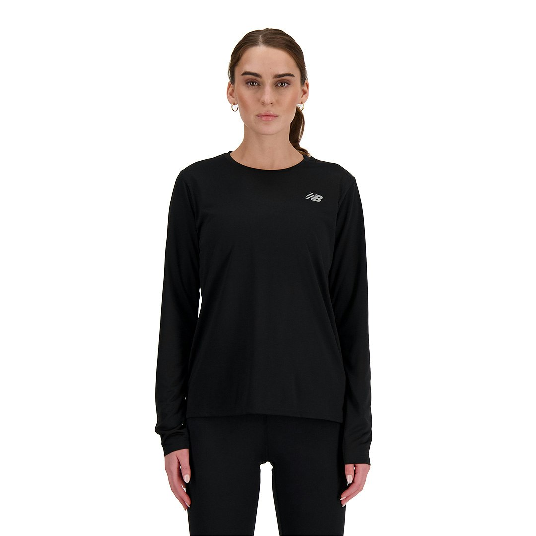 New Balance Hardloopshirts zwart