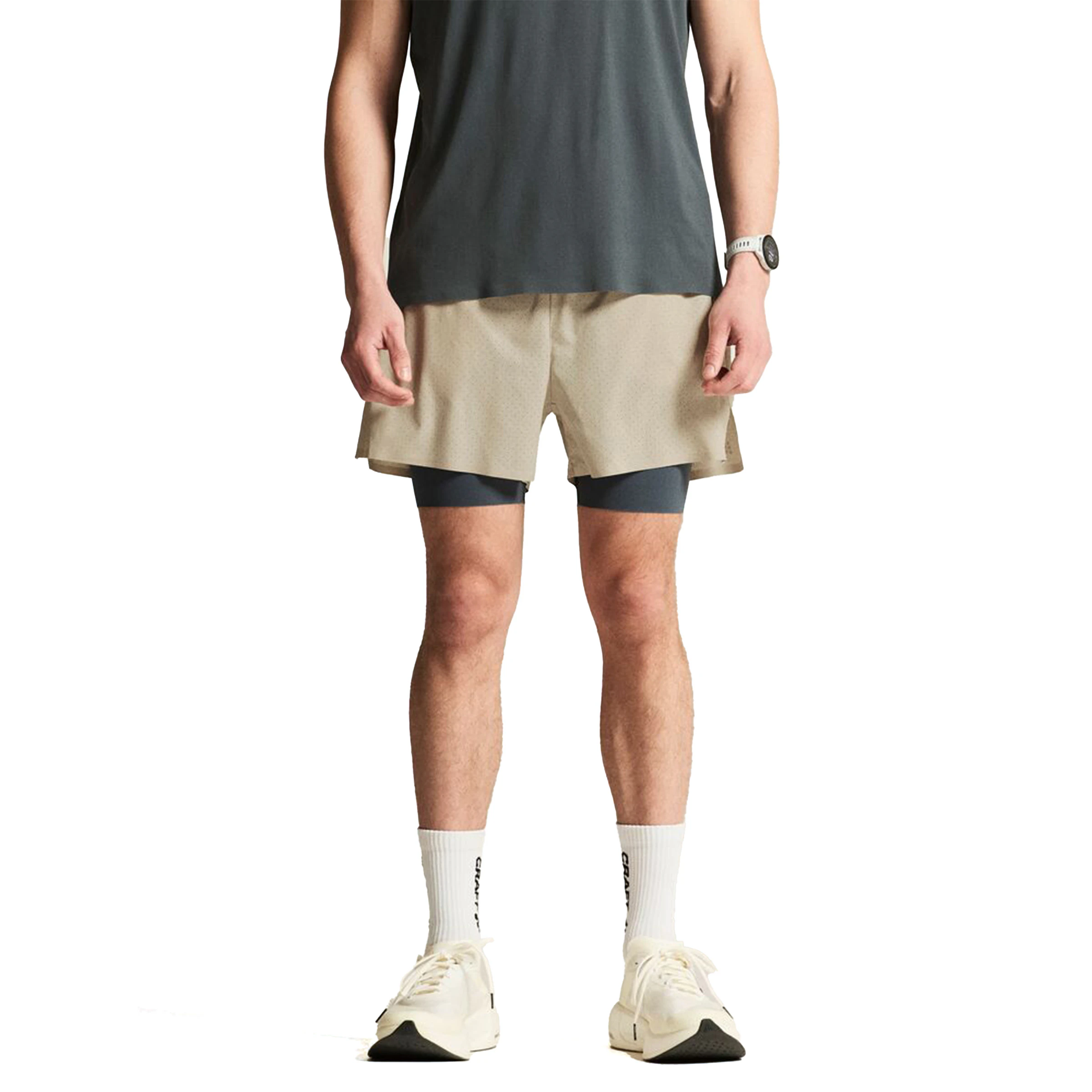 Craft Hypervent 2-In-1 Shorts Heren hardloopschoen