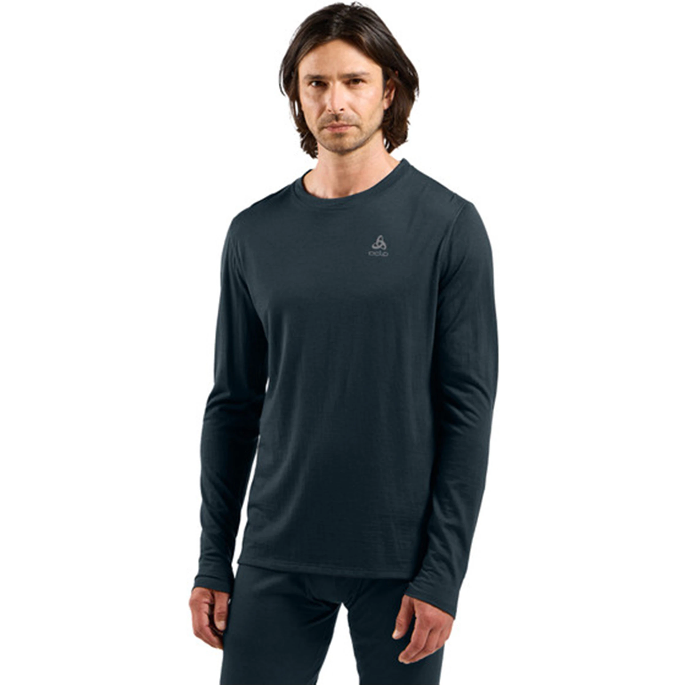 Odlo Merino 160 Baselayer Crew Neck Shirt Heren hardloopschoen