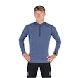 Fusion C3 Zip Neck Shirt Heren Blauw